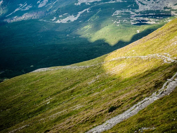 Tatra-Gebirge Teil der Karpaten-Gebirgskette in Osteuropa bilden natürliche Grenze zwischen der Slowakei und Polen. beide geschützt als Nationalpark beliebtes Ziel für Winter, Sommer-Sport. — Stockfoto