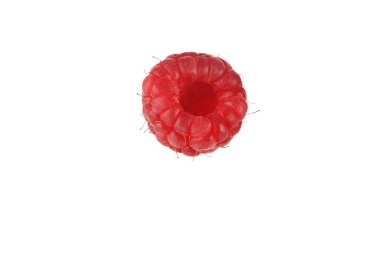 Ahududu izole edilmiş. Vejetaryen yemekleri. Sağlıklı beslenme. Olgun meyveler.