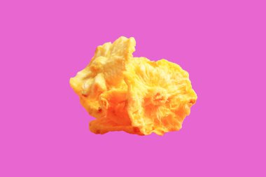 pembe backgroun izole ananas çerez