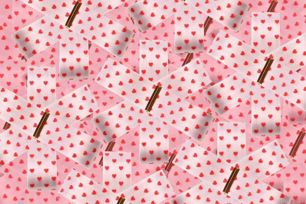 Abstracte Achtergrond Roze Rood Harten — Stockfoto