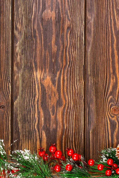 Noel Ağacı Arka Planı Tahtalardan Koyu Bir Arka Plan Spruce — Stok fotoğraf