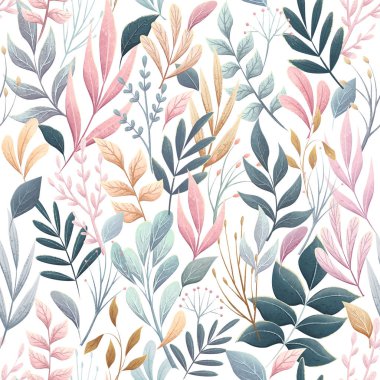 Çiçeklerle kusursuz desen