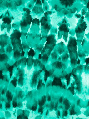 Mavi Batik Yazıcı. Suluboya lekeleri. El Çizimi 