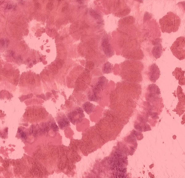 Pink Tie Dye Swirl (em inglês). Hippie Grunge Style. Batik... — Fotografia de Stock