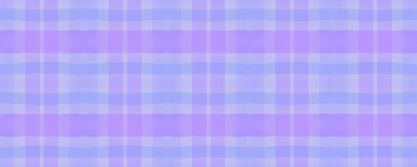 Roze Check Plaid. Aquarelstrepen Flanellen. — Stockfoto