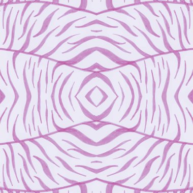 Beyaz Afrika baskısı. Suluboya Hayvan Derisi 