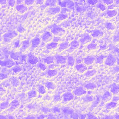 Jumper dokusu. Soyut Örgü Tekrarı. Mor 