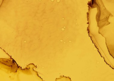 Siyah ve Sarı Soyut Mermer Deseni. Altın 