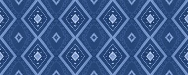 Indigo Etnik Geçmişi. Kusursuz Meksika Yastığı 