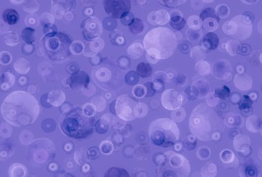 Violet Circles Süslemesi. Klasik Polka Noktaları 