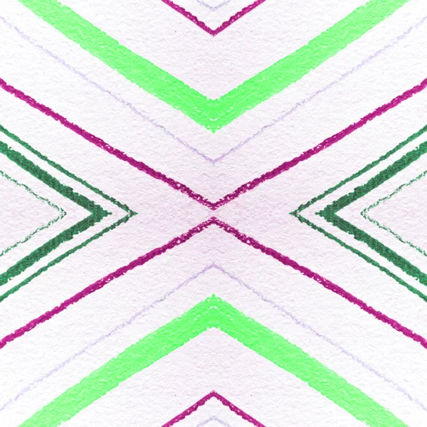 Watercolour Rhombus. Geometric Seamless Pattern. — Stock Photo, Image