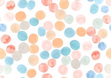 Kusursuz Çember Doku. Beyaz Geometrik Lekeler 