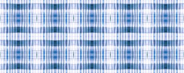 Gri Piknik Ekoseli. Suluboya Kare Tasarımı. 