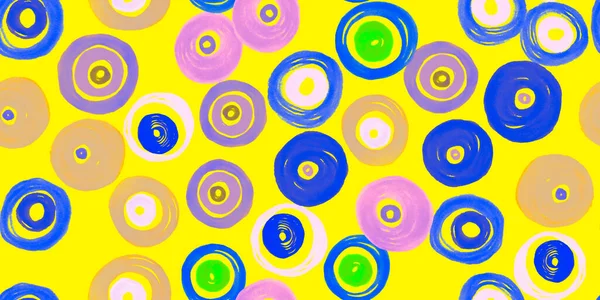 Colorful Circles Pattern. Geometric Happy — Stock Photo, Image