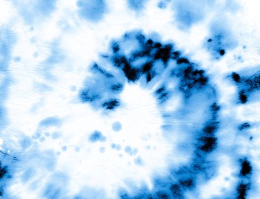 İndigo kravat boyası. Sanatsal Hafif Doku. Hippi. 