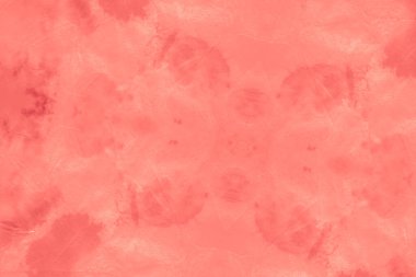 Canlı Mercan Kravat Boya Batik dokusu. Etnik 