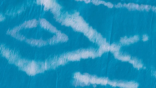 Blue Teal Ikad Design. Fondo teñido. Abstracto — Foto de Stock