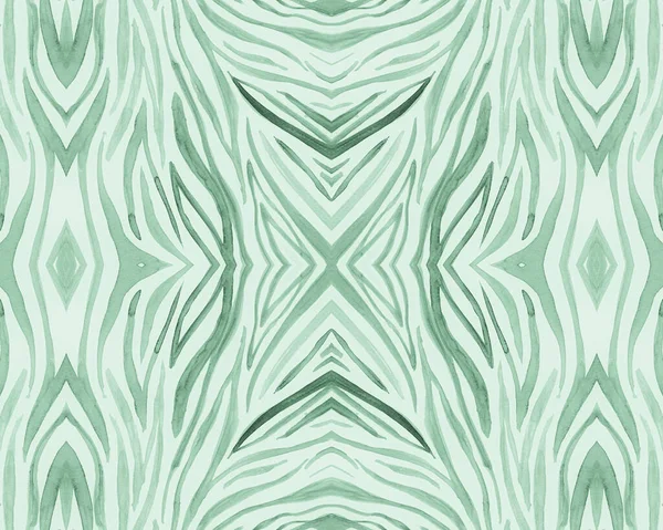 Πράσινο μοτίβο Ζέβρα χωρίς ραφές. Αφρικανική μόδα — Φωτογραφία Αρχείου