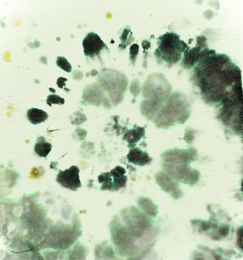 Doku, kravat boyası. Sanatsal Psikedelik Desen. 