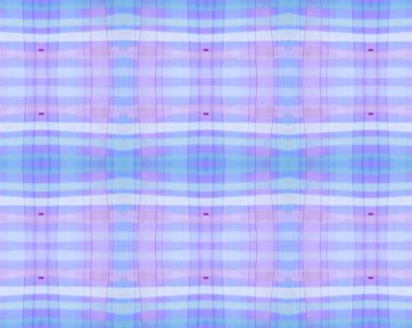 Parlak Kontrol Yazdırma. Suluboya Ekose Flannel. 