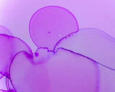 Ruhsal Boya Dokuları. Alkol Mürekkebi Yıkama 