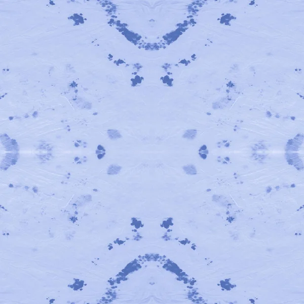 Sömlös Indigo Shibori Batik Print. Abstrakt — Stockfoto