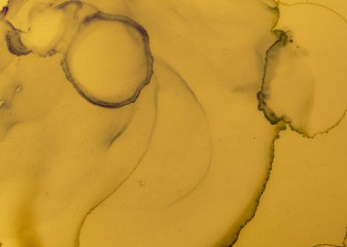 Siyah ve Sarı Soyut Mermer Deseni. Kaya 