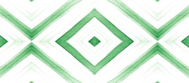 Etnik Elmas. Suluboya Zig Zag Arkaplanı. 