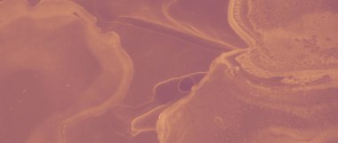 Altın Arkaplan. Turuncu volkanik sıçrama. Kahverengi 