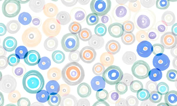 Colorful Circles Background. Kids Ornament. — Stock Photo, Image