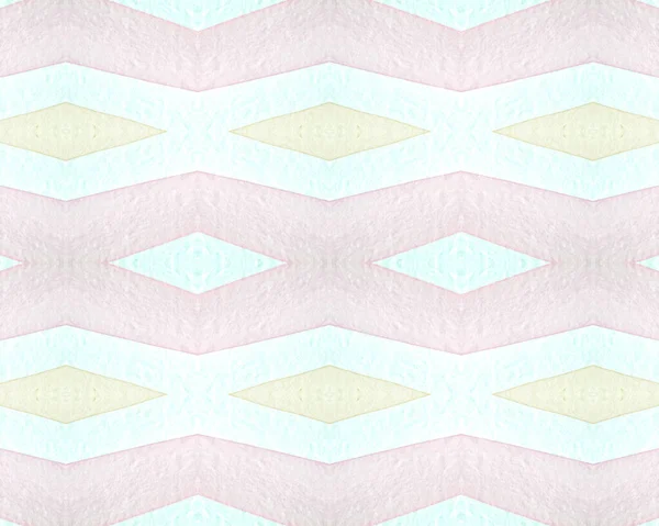 Seamless Rhombus Pattern. Watercolour Aztec — Stock Photo, Image