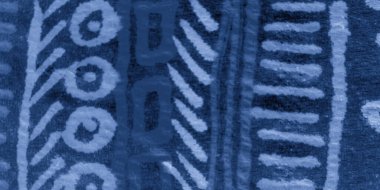 Indigo Artistik Arkaplan. Suluboya Sanatı. 