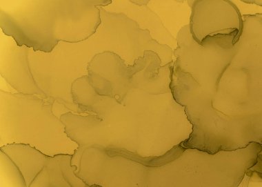 Siyah ve Sarı Soyut Akrilik Desen. Gri 