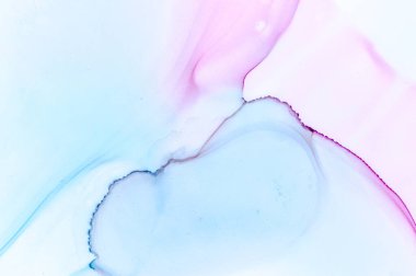 Alkol Mürekkebi Kağıdı. Pembe Yağ Tasarımı. Suluboya 