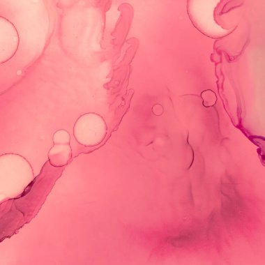 Alkol Mürekkebi Boyalı Şarap Sanatı. Kırmızı 