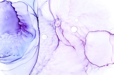 Alkol mürekkebi boyalı doku. Beyaz Renk Düşüşü 