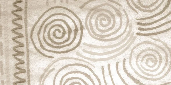 Böhmiska konstverk. Papyrus mattan struktur. Geo — Stockfoto