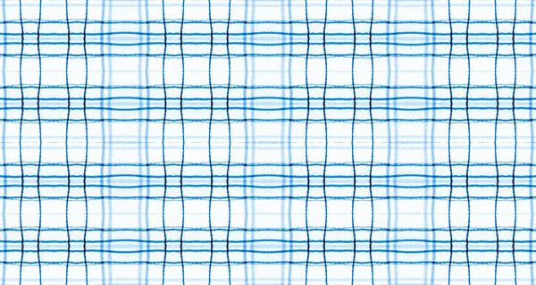 Plaid Fabric Pattern. White and Blue Tartan — Stock Photo, Image