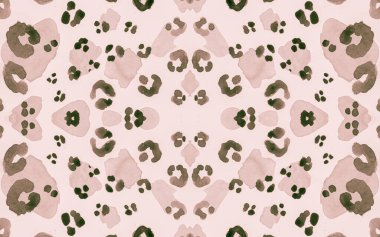 Çıplak Ocelot İlişkisi. Pembe Moda Panter Sanatı 