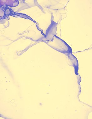 Düğün Davet Şablonu. Pembe Pastel Akış Sıvısı. 