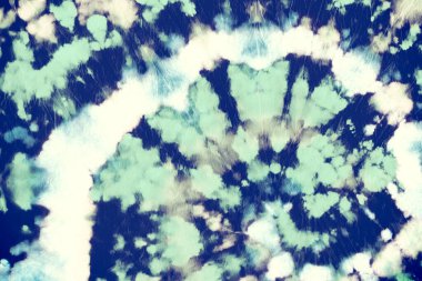 İndigo kravat boyası. Batik Boyalı Tasarım. Hippi. 