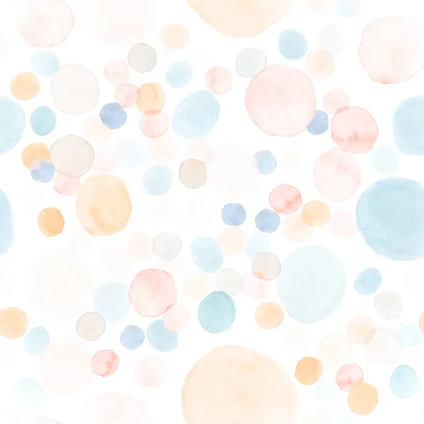 Kusursuz Daire Tekstil. Beyaz Suluboya Noktaları 