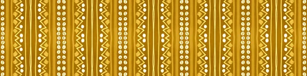 Płynny żółty aztecki wzór. Streszczenie indyjskie — Zdjęcie stockowe