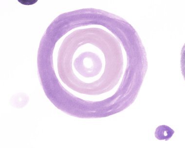 Daire elementleri. Violet Radial Şablonu. Mor 