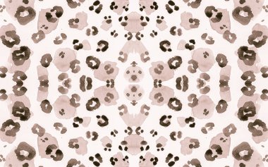 Kusursuz Leopar İlişkisi. Suluboya Çita Kürkü 