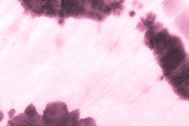 Suluboya Sıçratma. Pembe Yaz Shibori 