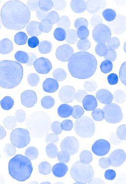 Kusursuz Daire Şablonu. Suluboya Noktaları 