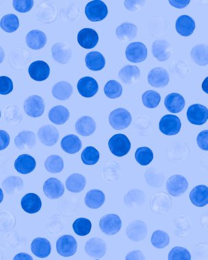 Kusursuz Çember Doku. Suluboya Lekeleri 