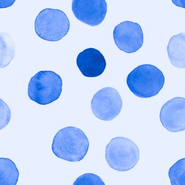 Kusursuz Çember Doku. Suluboya Dairesel 