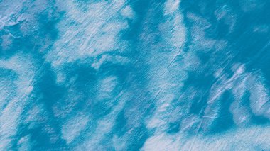 Mavi Teal Ogee Tasarımı. Boyalı arka plan. Soyut 